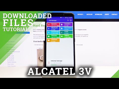 Where are Downloaded Files in ALCATEL 3V – Download Files Location
