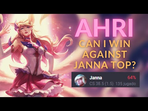 IS POSSIBLE TO WIN JANNA TOP ABUSER?  | Ahri Ranked Gameplay