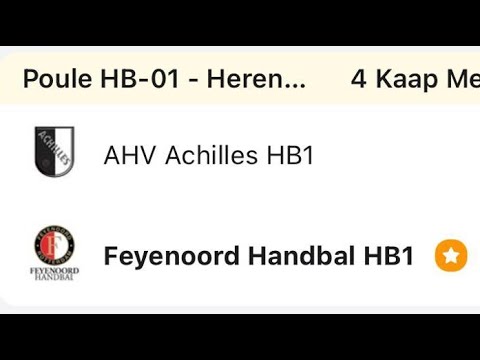 Feyenoord Handbal - AHV Achilles HB1  Klaverblad Eksplosion’71 BeachCup 2022 | Venlo