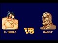 Street Fighter II SNES E Honda Vs Sagat Hardest Setting