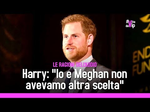 Harry: "Io e Meghan non avevamo altra scelta"