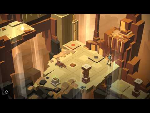 Lara Croft GO - Walkthrough 32 - The Cliffs of Fire