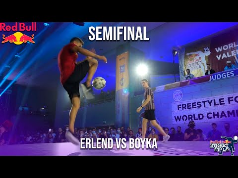 Erlend (Norway) vs Boyka (Colombia) - SEMIFINAL | RED BULL STREET STYLE 2021 | Freestyle Battle