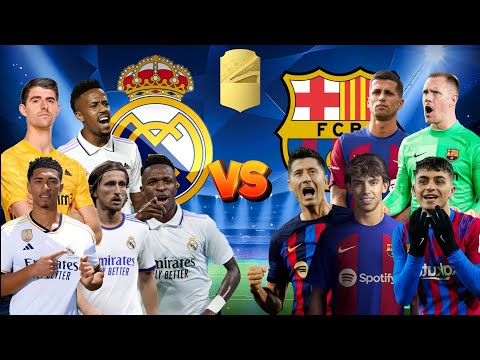 Real Madrid 🆚️ Barcelona 💥El-Classico💥with SUPER BOSS FINAL🔥