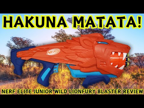 Be the King of the Savannah! (Nerf Elite Junior Wild Lionfury Blaster Review)