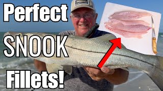 How to Fillet A SNOOK to Get The BEST Fillets (& The Most Meat!)