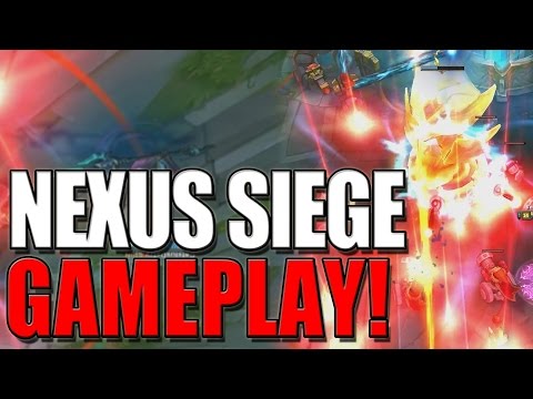 NEXUS SIEGE GAMEPLAY! - New Game Mode - League of Legends