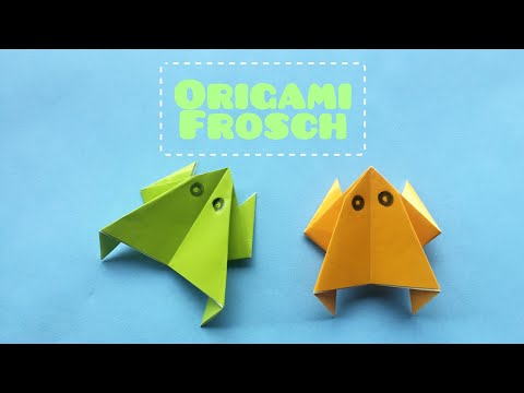 Easy Origami | How to make a frog from simple origami paper - Origami Frog
