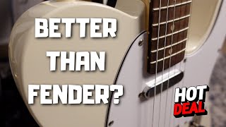 Video thumbnail for BETTER THAN FENDER? Unboxing, Sound Demo & Review - Squier Affinity Telecaster (2022) by Best Guitars Now
