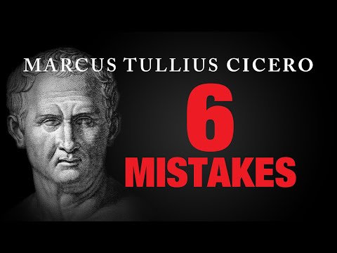 SIX MISTAKES MANKIND KEEPS MAKING  || Marcus Tullius CICERO || Greatest Quotes ||
