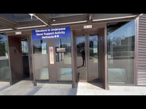Hydraulic Elevators (Tunnel West Side) at Medical Center Metro Station, Bethesda, MD