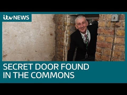 Secret 17th-century doorway discovered during Parliament restoration | ITV News