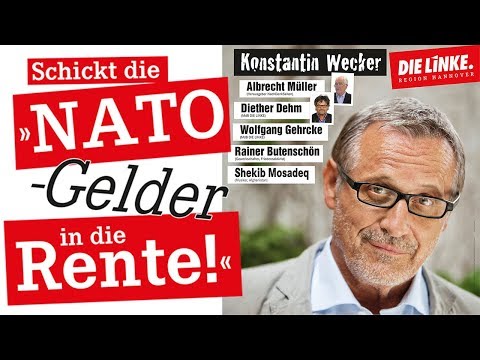 Konstantin Wecker in Hannover: "Schickt die NATO (Gelder) in die Rente"
