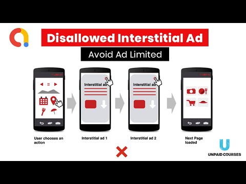 Google AdMob | Disallowed interstitial implementations | Avoid Admob Limited