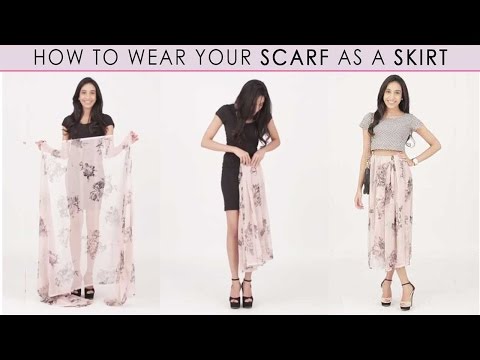 How To Wear A Scarf: Style Trick