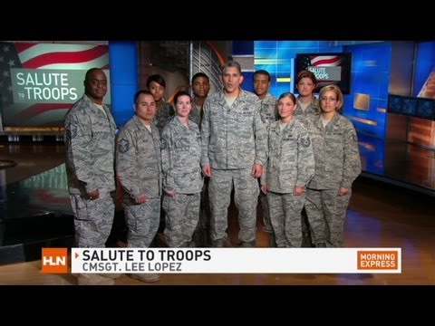 Salute from Chief Master Sergeant Lee Lopez, USAF