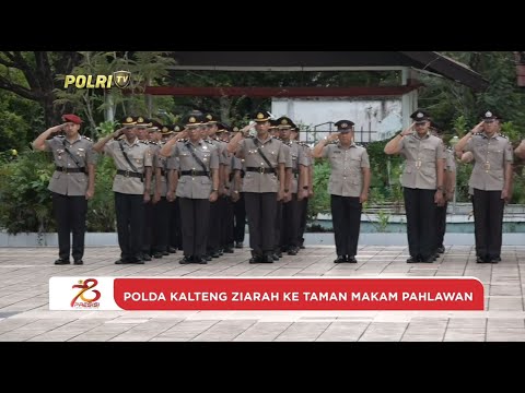 POLDA KALTENG ZIARAH KE TAMAN MAKAM PAHLAWAN HARI BHAYANGKARA