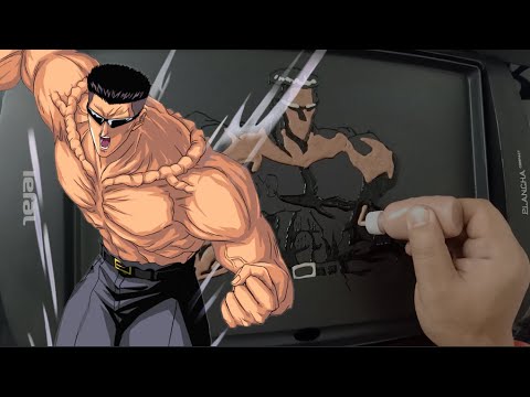 Younger Toguro - Man with Overdosed Steroids - Yu Yu Hakusho Anime