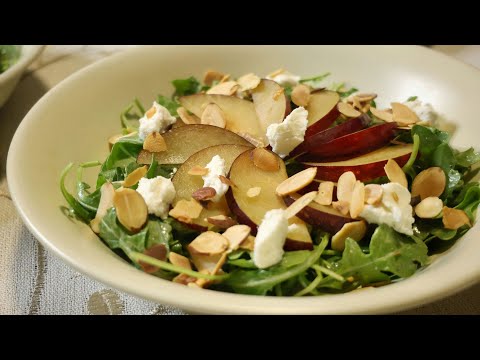 French-Inspired Arugula and Chèvre Salad Recipe