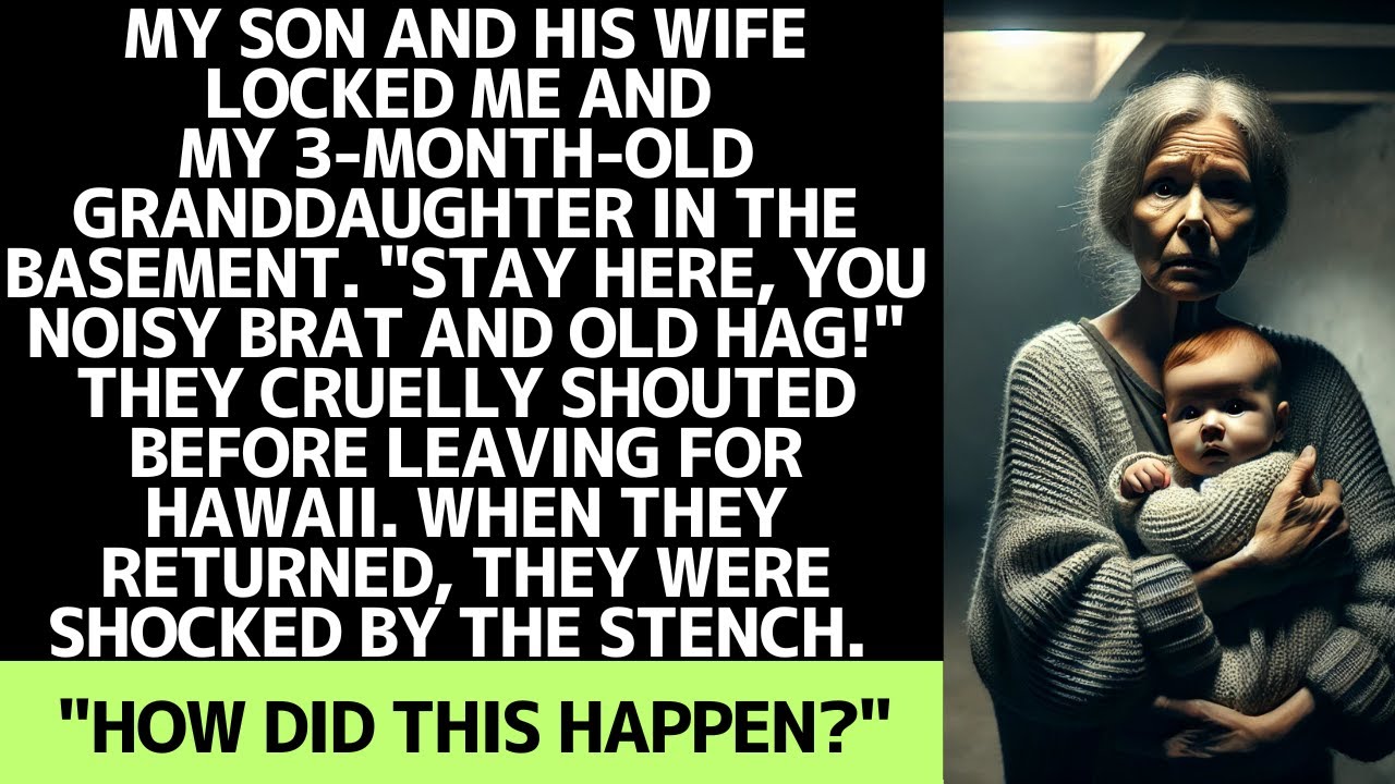 My son and his wife locked me and my newborn granddaughter in the basement before going on vacation.