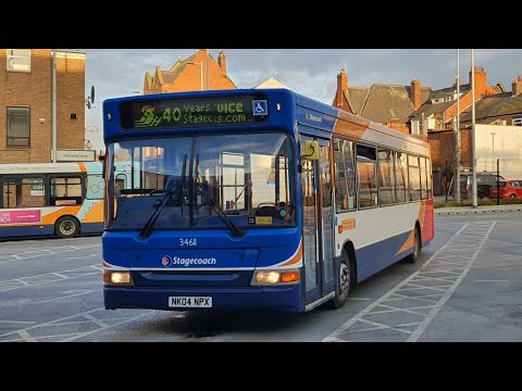 Journey on Route 4 | NK04NPX/34611 - Stagecoach North East: Dennis Dart SLF/Transbus Pointer 2