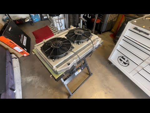 Mishimoto Electric Fan Conversion on my 1991 Nissan Hardbody mini truck lowrider!