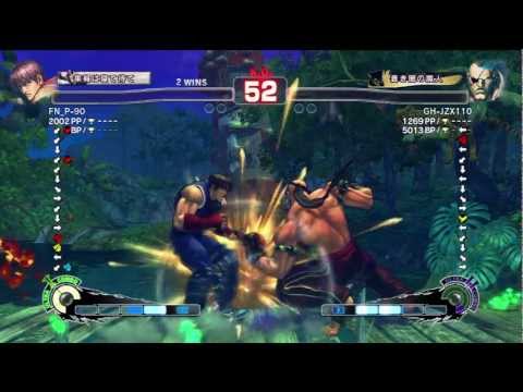 SSF4 AE 2012 SAGAT VS GUY 2012 2 2 22 18 58
