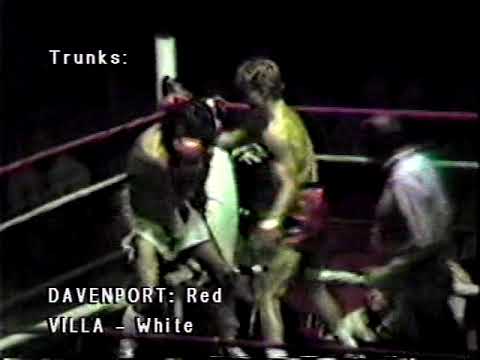 BRIAN DAVENPORT vs RONNIE VILLA #1 - Pro Boxing