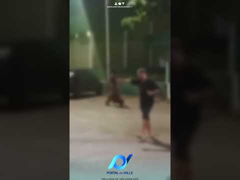 Mais uma confusão. Dessa vez em São Francisco de Goiás, no meio da rua, uma