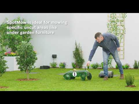 Vejos robotas Bosch Indego M 700 video