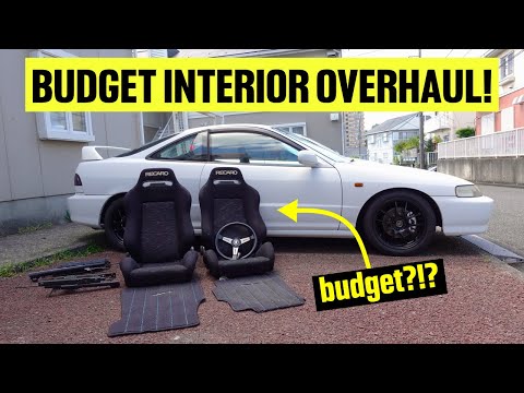 DC2 Interior FINISHED! Recaro SR3 Le Mans, Nardi Classic, OEM+ GOODNESS "on the cheap"!