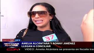 Amelia Alcántara y Ronny Jiménez llegan a conciliar