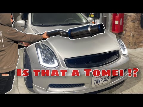Installing Tomei Exhaust On My G35!