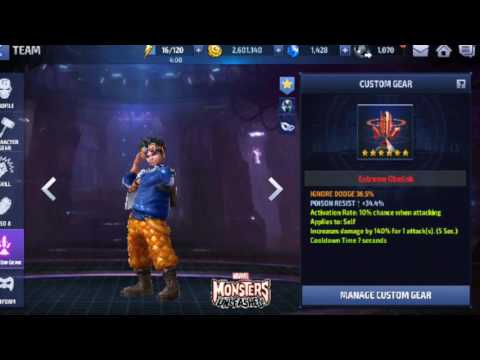 Marvel future fight - ABX speed/hero Kid Kaiju unif MU 144k