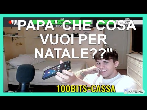 VALERIO MAZZEI chiama il PADRE per chiedergli che regalo vuole a NATALE!