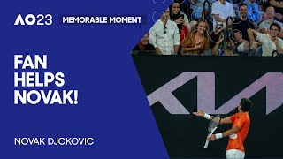 Fan Gives Novak Djokovic Advice! | Australian Open 2023