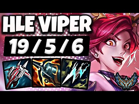 Jinx vs Aphelios ADC [ HLE Viper ] Korea Challenger Patch 14.6 ✅