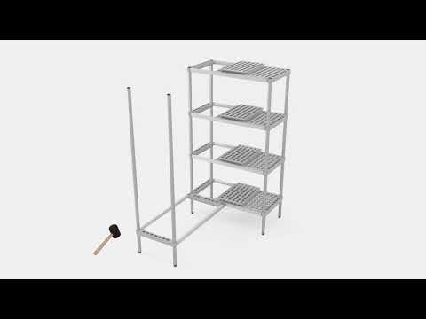 ALUPLAST: the very easy to assemble shelf