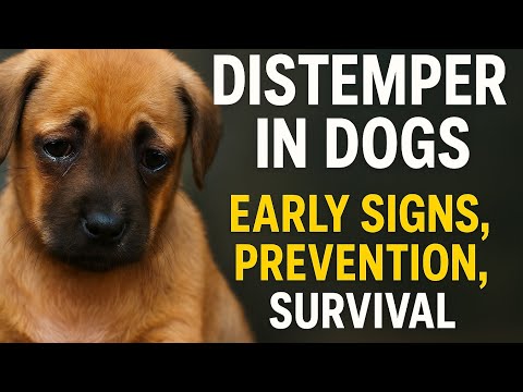 Distemper in Dogs: Early Signs, Prevention, and Vet Advice That Could Save Your Dog