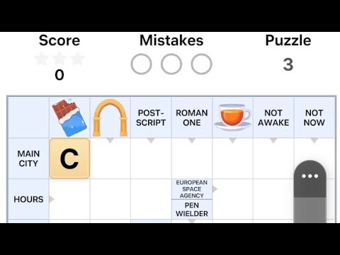 Crossword Challenge Level 3 Walkthrough Gameplay Android Ios