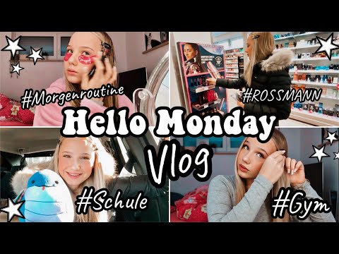 HELLO MONDAY VLOG 💕 MORGENROUTINE ☀️ROSSMANN & GYM 💪 HEY ISI