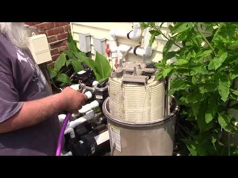 What Backwashing Leaves Behind - How To Clean Your D.E. Pool Filter THE EASY WAY!!!