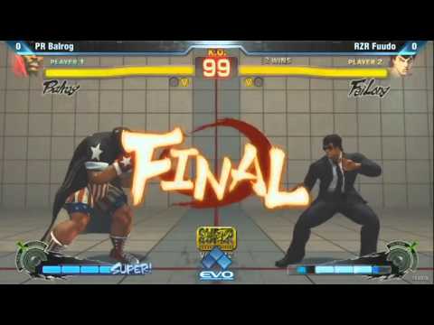 PR Rog (Balrog) vs (Fei Long) Fuudo TOP 16 EVO 2012
