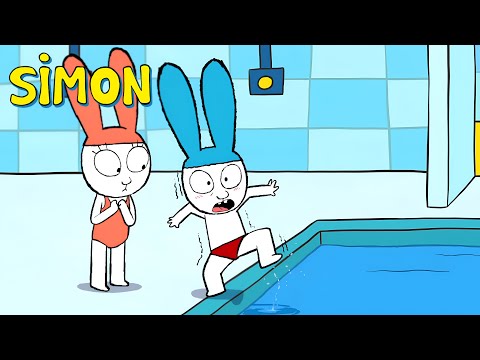Capa de Simon *Não quero ir para a piscina* EPISÓDIO Português Brasileiro [Desenhos animados para crianças]