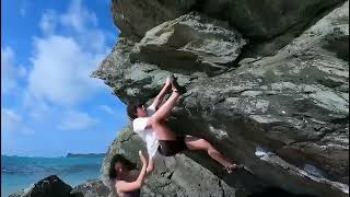 Video thumbnail of ペリドット (Peridot), 2級 (6c). 石垣島 (Ishigaki)