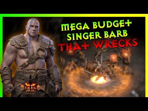 Mega Budget Singer Barb That WRECKS!! Build Showcase and Guide - Diablo 2 Resurrected