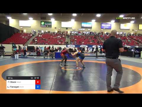 2018 Marine Corps US Open/Senior Women's Freestyle 68 Quarters - Tamyra Stock (TMWC) Vs. Lena Flan