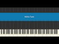 Nokia Tune Piano Tutorial