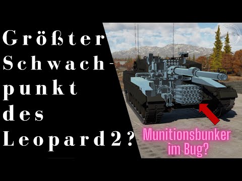 The Leopard 2's biggest weakness? The ammunition bunker in the front.