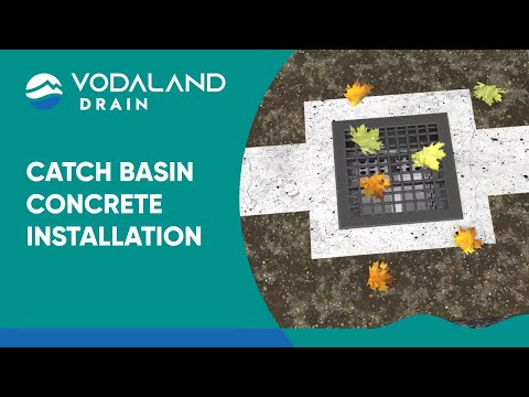 Vodaland - Catch Basin Concrete Installation